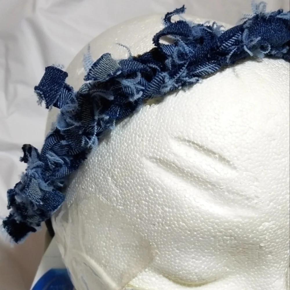 Tasty Raw Edge Denim HEADBANZ 